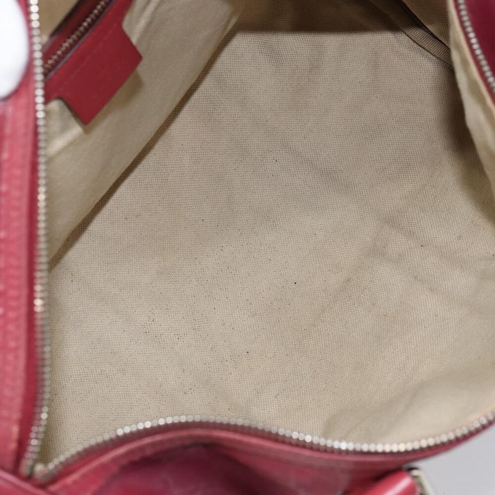 GUCCI GG Implementation Boston Bag PVC Silver Pink 193603 Auth 160604 - Picture 11 of 16
